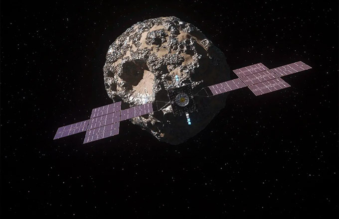 NASA отправило космический зонд к «металлическому» астероиду Психея