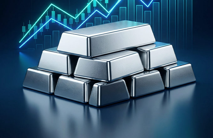 Серебро в конце года обогнало золото